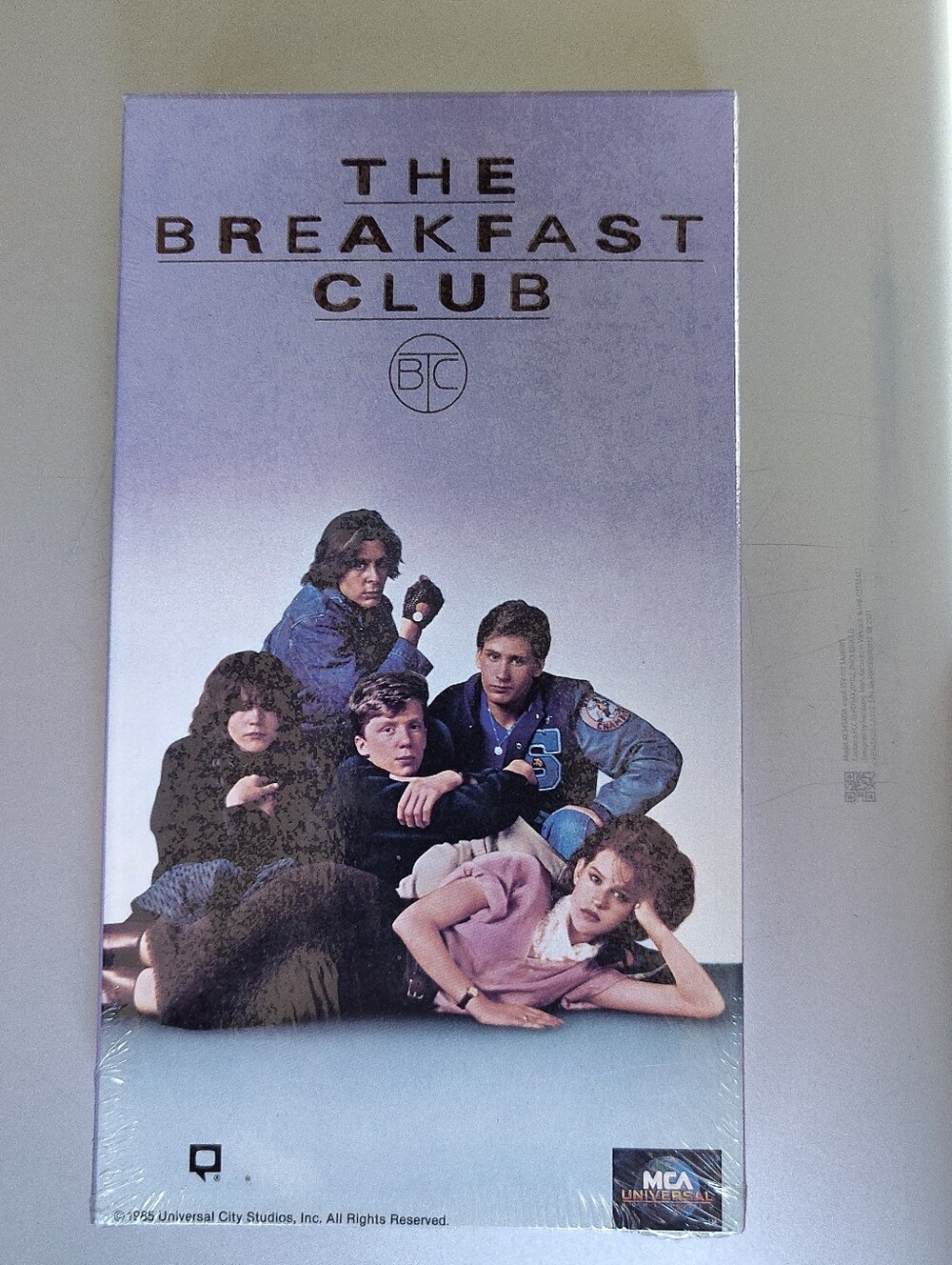 The Breakfast Club (VHS, 1985) Factory Sealed With Watermarks